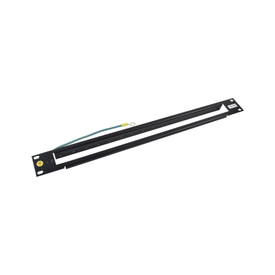 Chassis Rack 1U / 16 Módulos Protectores Serie DPR / Montaje 19" / 0.6 m (1.97 ft) Profundidad Estándar