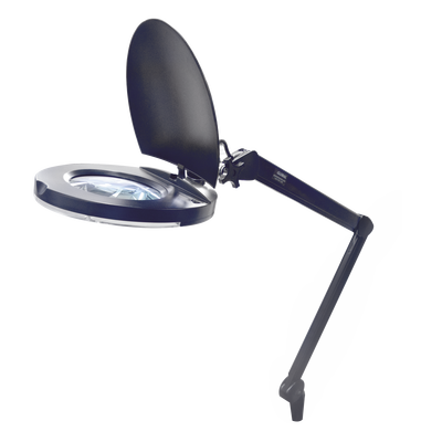 Lámpara de LED para Escritorio con Lupa de 5 Pulgadas de Diámetro, 5 Dioptrias, 2.25X.