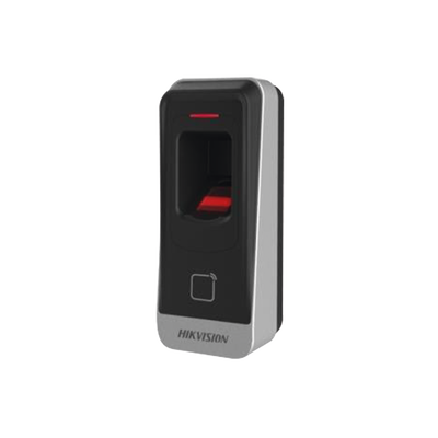 Lector esclavo PROX EM IP65 / Huella Digital / Lector de Tarjetas de Proximidad / RS-485 / Interior y Exterior / Requiere Panel de Control de Acceso DS-K26 Series y DS-K27