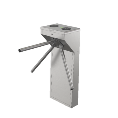 Torniquete Trípode Bidireccional de Acero Inoxidable SUS304 / 2 Millones MCBF  / Apertura en Caso de Emergencia / Integrable con cualquier Sistema de Control de Acceso / Indicadores LED de Entrada-Salida