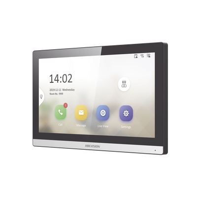 Monitor IP WiFi Touch Screen 7" Bisel DELGADO para Videoportero IP / Vídeo en Vivo / PoE Estándar / Apertura Remota / Llamada Entre Monitores / Audio bidireccional / Borde slim