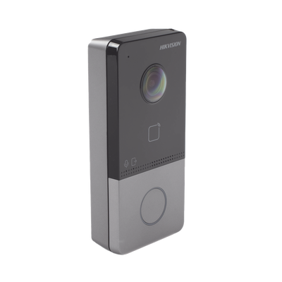 Videoportero IP 2 Megapixel / PoE Estandar / IP65  / Apertura desde Hik-connect / Soporta 1 Departamento y Hasta 6 Monitores / Soporta Tarjetas Mifare / 1 Salida Relay