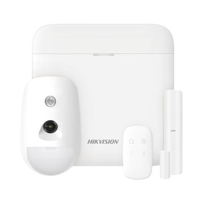 Kit de Alarma Inalámbrica / 48 Zonas / GSM 3G/4G / Wi-Fi 2.4 GHz / PIR con Cámara 640x480 / AES-128 / 433 MHz