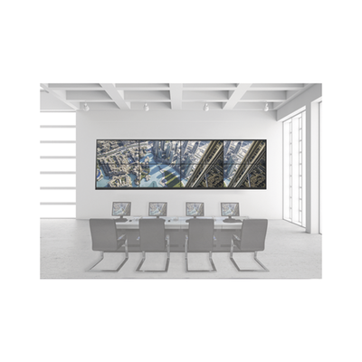 Kit Videowall / 4x2 Configuración / 8 Pantallas 55" / Full HD 60Hz / Decoder 16 HDMI / 128 Canales / Montaje Pared
