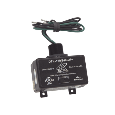 Dispositivo de Protección contra Sobretensiones de Fase Dividida de 120/240 VCA, Recomendado para Climas, Motores, Iluminación.