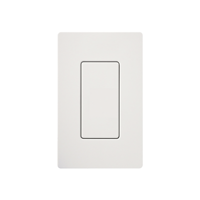 Placa ciega de pared / 2-gang / 4.75' × 4.69' / Diseño sin tornillos / Blanco