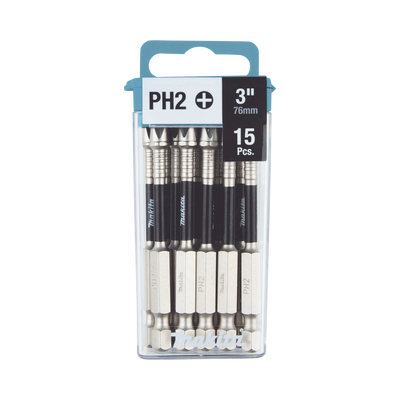 Broca Reforzada de 3" Phillips #2 Impact XPS®, Paq. c/15 piezas