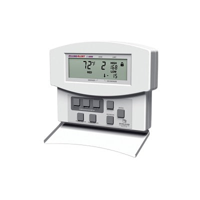 Detector de temperatura y humedad / 4 zonas / -50°C a 150°C / 4 salidas de relé / LCD / 8 eventos de alarma