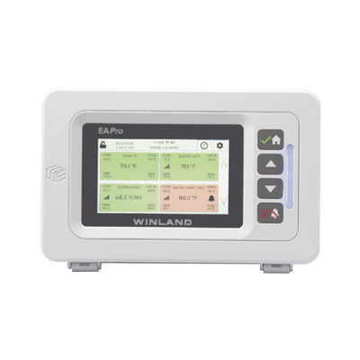 Monitor IP de Entorno / 34 Zonas / 4 Sensores Cableados / 30 Sensores Inalámbricos / Rango -100°C a 150°C / Relés de Alarma
