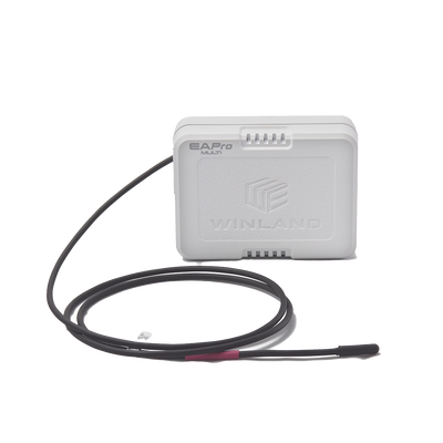 Transmisor Inalámbrico / Sensor de Temperatura y Humedad / Detección de Agua / 2.4 GHz 7 Canales / Alcance 152.4 m (500 ft) / Alimentación Dual AA o 12-24 V DC