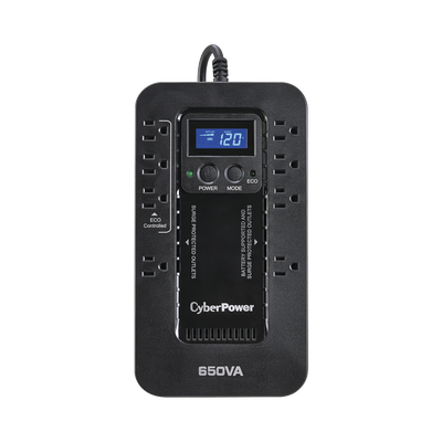UPS / 650 VA / 390 W / Standby ECO / 120 Vca / 8 NEMA 5-15R / 526 J