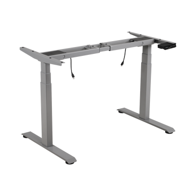 Base de Escritorio Motorizado / Altura 60-125cm (1.97-4.10 pies) / 3 Presets / Carga 100Kg / Velocidad 30mm/s / Color Gris