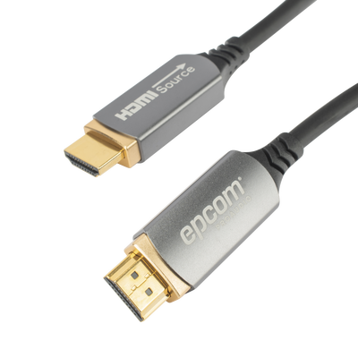 Cable HDMI de Fibra Óptica / 15m (49.21 ft) / 8K@60Hz / 18Gbps / HDCP 2.2 / 4.5mm OD