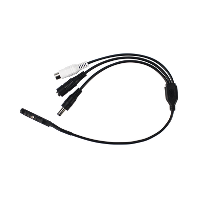 Micrófono de Vigilancia IP / Cancelación de Ruido / Alta Fidelidad 60-55000 Hz / Cobertura 10-50 m² / Transmisión 100 m (328 ft) / Entrada RCA / 12 Vcc