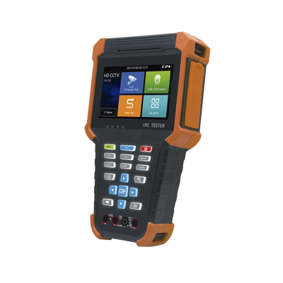 Tester de Video Profesional / Pantalla Táctil IPS 4" / 4K / H.265/H.264 / PoE 48V / Wi-Fi / Multímetro Digital / TDR RJ45 / Batería 4000 mAh