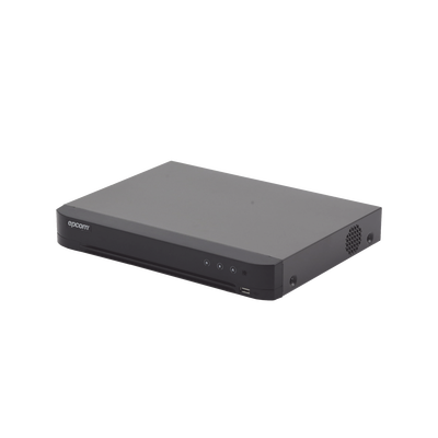 DVR TurboHD / 4 Canales + 2 IP / 5 Megapixel Lite / AcuSense / Audio por Coaxitron / 1 Bahía HDD 10 TB / Salida Full HD