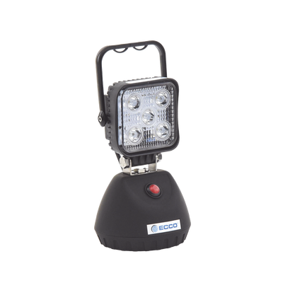 Lámpara de Trabajo LED / 650 Lúmenes / Batería Recargable 3-4 h / IP67 / Montaje Magnético