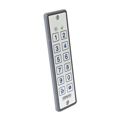 Lector ultra delgado de proximidad con teclado, capacidad de lectura de tarjetas  de proximidad de 125 Khz (tipo EM y HID)