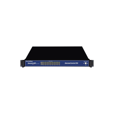 Sensor de Seguridad Perimetral por Fibra Óptica / Montaje en Rack 19'' / 8 Zonas / 0 a 800 m (0 a 2,625 pies) por Zona / Inmune a EMI, RFI y Rayos