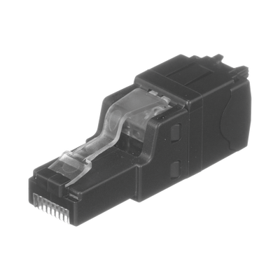 Plug RJ45 UTP / Cat6A / Terminación en Campo / 22-26 AWG / Recto y Angulado / 0.5-0.7 ft Equivalente