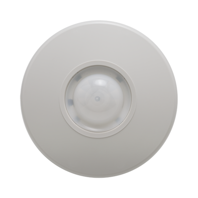 Sensor de Movimiento / Detección 360° / Cobertura 12 m (39.4 ft) / 62 Zonas / Montaje en Techo / Anti-falsas Alarmas