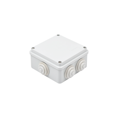 Caja de Derivación Estanca / 6 Entradas / IP55 / IK08 / 100x100x50 mm / Libre de Halógenos / -24 a 60°C