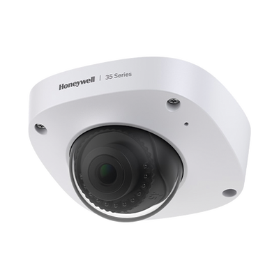 Mini Domo IP / 5 Megapixel / Lente 2.8 mm / IR 30 m (98.4 ft) / WDR 120 dB / Ultra Baja Iluminación 0.007 lux / IP67 / IK10 / PoE / Audio y Alarmas I/O
