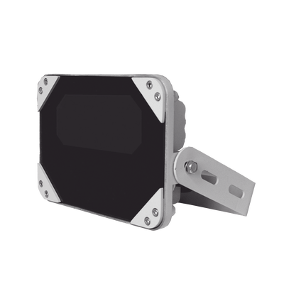 Iluminador IR / 90° Cobertura / 45 m (147.6 ft) / 850 nm / IP66 / Montaje en Pared