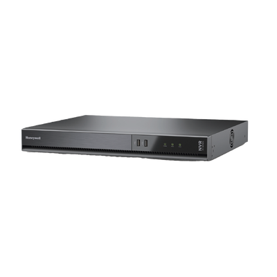 NVR IP / 8 Megapixel (4K) / 16 Canales / 16 Puertos PoE+ 30 W / H.265 / 2 Bahías HDD 20 TB / Audio y Alarmas I/O