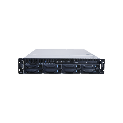 NVR 4K / 64 Canales IP / 64 TB / Windows 10 IoT Enterprise / 2U Rack / Intel Xeon Silver / 160 Mbps Entrada / 700 Mbps Salida / NDAA / ONVIF S y G / RAID 1/5/6/10 / Fuente Redundante / 434 x 86 x 708 mm / 17.1 x 3.4 x 27.9 pulgadas
