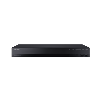 DVR Pentabrid / 18 Canales / 16 Analógicos + 2 IP / 8 MP / H.265/H.264 / 2 Bahías HDD / P2P QR