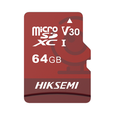 Memoria microSDXC / 64GB / Clase 10 U3 / Lectura 95 MB/s / Escritura 40 MB/s / Uso 24/7 Videovigilancia / Resistente Agua y Golpes