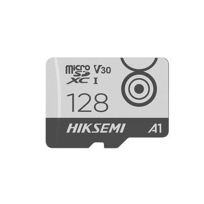 Tarjeta MicroSD / 128 GB / Lectura 100 MB/s / Escritura 90 MB/s / Clase 10 U3 V30 / TLC NAND / Videovigilancia Móvil 24/7 / -25°C a 85°C