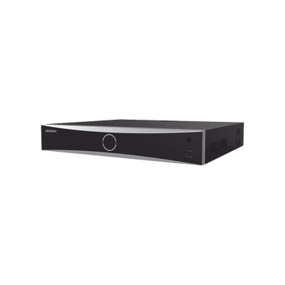 NVR / 32 MP 8K / Reconocimiento Facial 100K Rostros / 16 Canales IP / 4 Bahías HDD 14 TB / 16 Puertos PoE+ / HDMI 8K / AcuSense / POS / AcuSearch