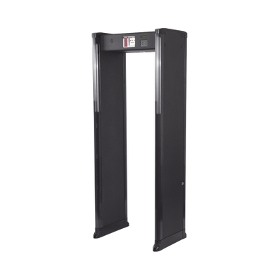 Arco Detector de Metales / 6 Zonas Independientes / Sensor IR Anti-Falsas Alarmas / Uso en Intemperie / Rango 0°C a 55°C / Certificación FAA