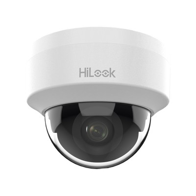 Domo IP / 2 MP 1080p / Lente 2.8 mm 101° / IR 20 m (65.6 ft) / PoE 802.3af / dWDR / H.265+ / Interior