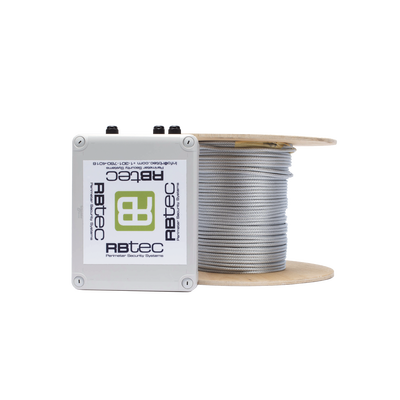 Cable Sensor Perimetral / 152 m (498.7 ft) / 1 Zona / Malla de Acero Inoxidable / Filtración Anti-Viento / IP66 NEMA 4X / 12-24 VCC