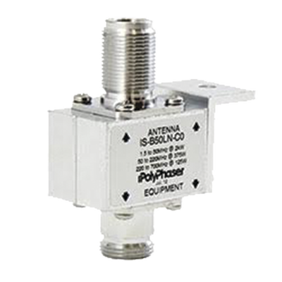 Protector Coaxial RF / 125-1000 MHz / 50 Ω / Conectores N Hembra / Bloqueo DC