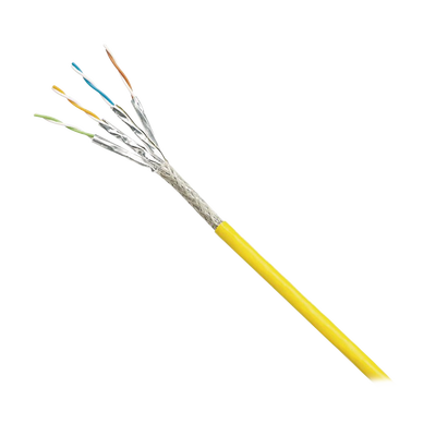 Cable Blindado S/FTP / Categoría 6A / 500 MHz / 500 m (1640 ft) / PUR Resistente Aceite UV / Multifilar 24/7 AWG / Industrial