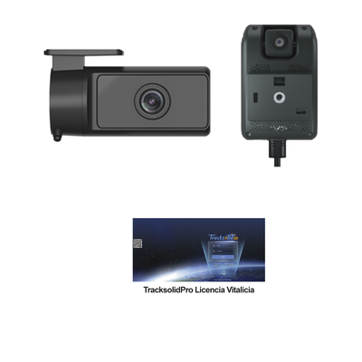 Dashcam Dual para Flotas / 4G / ADAS / DMS / Grabación Dual Carretera y Cabina / Alertas en Tiempo Real / Licencia Plataforma Incluida