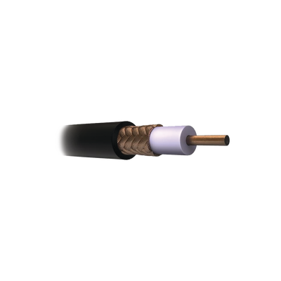 Cable Coaxial RG11/U / 305 m (1000 ft) / AWG 14 / PE Espumado / Blindaje 60% / Intemperie / Video Vigilancia