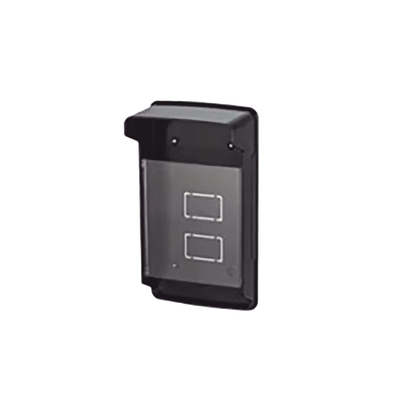 Carcasa Protectora Universal Color Negro con Tapadera de Acrílico / Medidas 245 × 143 × 83 mm / Compatible con Múltiples Modelos de Control de Acceso
