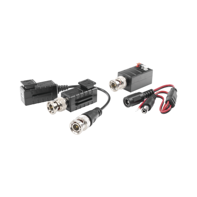 Kit de Transceptores de Video / Alcance 320 m (1049.9 ft) / HD-TVI/CVI/AHD/CVBS / Cat 5e/6 / Protección contra Sobretensión / Inmunidad 60 dB