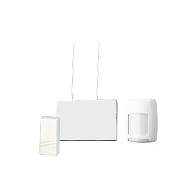 Kit de Receptor Inalámbrico / 2 Contactos Magnéticos de Alta Precisión / 2 Contactos Magnéticos con Imán Integrado / Detector de Movimiento PIR / Batería 3-5 Años