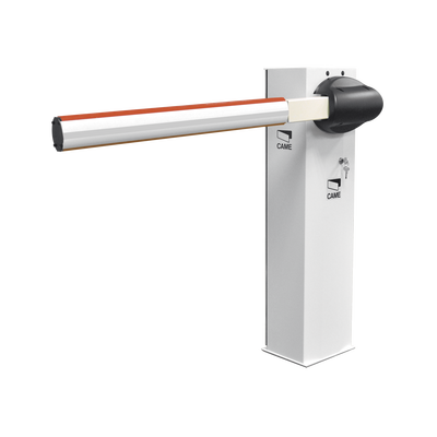 Kit de barrera vehicular CAME G3750 / Incluye mástil de 4 metros sin iluminación / Incluye resorte 001G04060 (Resorte verde)