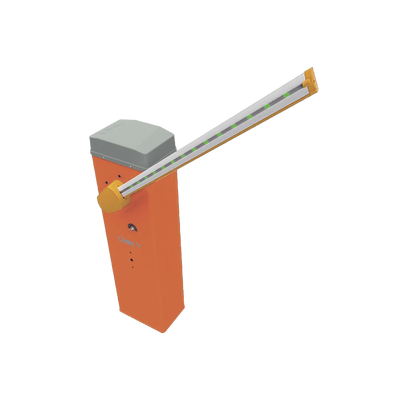 Kit de Barrera Vehicular CAME LT4 / Incluye Mástil de 4 Metros Iluminado / Apertura Izquierda o Derecha Configurable en Sitio / Tiempo de Apertura de 2 a 6 Segundos