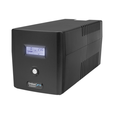 UPS Línea Interactiva / 1200 VA / 720 W / Pantalla LCD / 6 Salidas NEMA 5-15R / AVR Boost/Buck / Protección RJ45