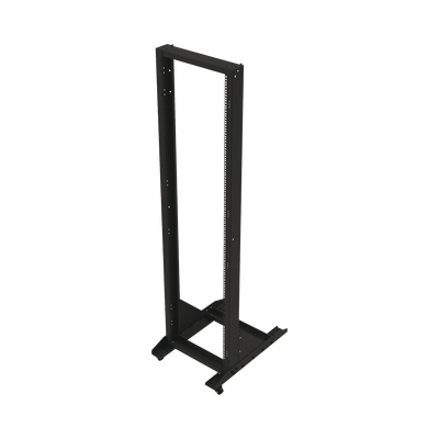 Rack Móvil de Acero de 2 Postes, 45 UR, Incluye 4 Ruedas Uso Rudo.