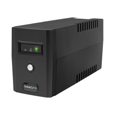 UPS Línea Interactiva / 800 VA / 480 W / 6 Salidas NEMA 5-15R / AVR Boost y Buck / Onda Senoidal Simulada / Protección RJ45