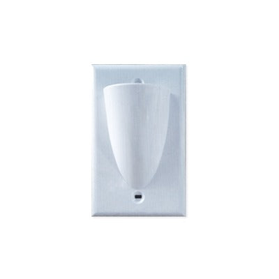 Placa Pasa Muro / 111.2 x 66.7 mm / Cable hasta 10 mm / ABS Blanco / UL-94V-0 / Empotrable